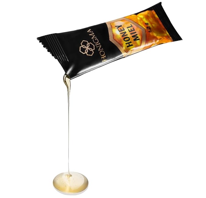 HONIGMA® Pure Ukrainian Acacia Honey Sticks – Deliciously Sweet – Sustainably Sourced – 50 Count (12g Each) – Natural Energy Snack – Bursting with Flavor & Health Benefits (Pack of 2)