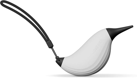 MHW-3BOMBER Soft Tip Camera Air Blower, Espresso Coffee Air Blower with Lanyard, Removable Lens blower, Camera Dust Cleaner, Cleaning Tool for Grinder,Keyboard,Sensors, Home/Outdoor Use(White) AB6723W