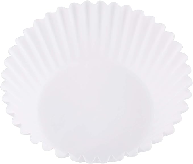 Tosnail 2000 Packs Standard Cupcake Liners Muffin Liner Muffin Wrappers Food Grade & Grease-Proof Paper Baking Cups - White
