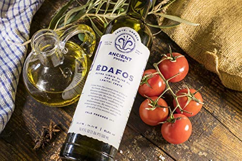 Ancient Foods EDAFOS Greek Extra Virgin Olive Oil ??Fresh, Cold Pressed Olive Oil from Greece (0.5L)