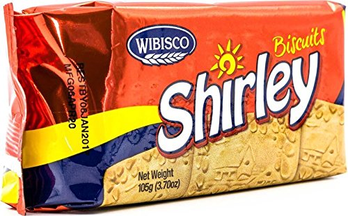 Wibisco Shirley Biscuits, Original, 3.7 oz (Pack of 24)