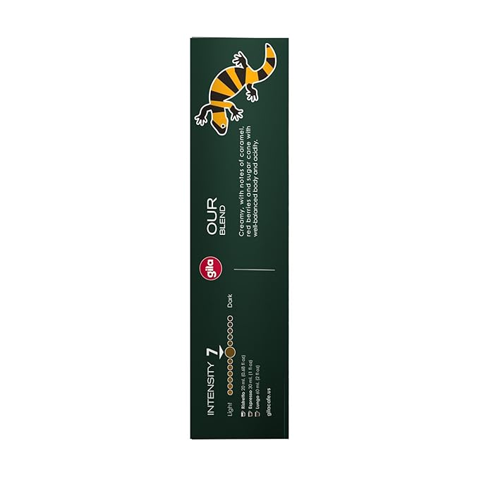 GILA Café Decaf Aluminum Coffee Capsules – Dark Roast Espresso Pods Compatible with Nespresso Original Machines – 100% Arabica, Naturally Water-Processed, 60 Count