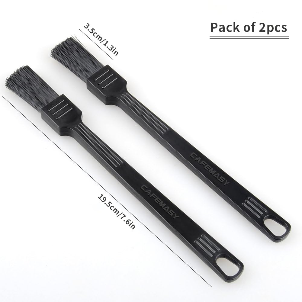 SPIRIT Cleaning Brush, 2 Pcs Espresso Coffee Grinder Brush Accessories for Barista Bean Grain