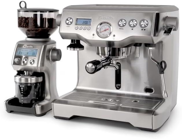 Breville Dynamic Duo Dual Boiler Espresso Machine and Smart Grinder Pro Package, Stainless Steel - BEP920BSS