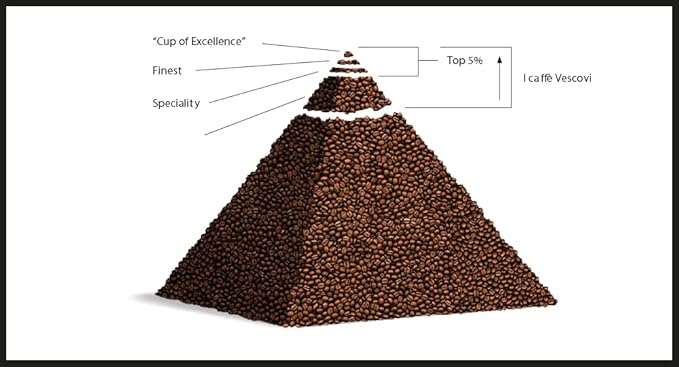 V Vescovi Grani D?™Oro 100% Arabica ??Premium Italian Espresso Beans, Medium Roast, 2.2 lb (1kg)