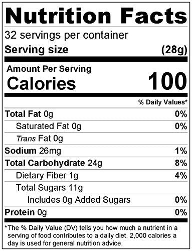 Anna and Sarah Organic Dried Mango 1 Lb, No Sugar Added Natural Snacks