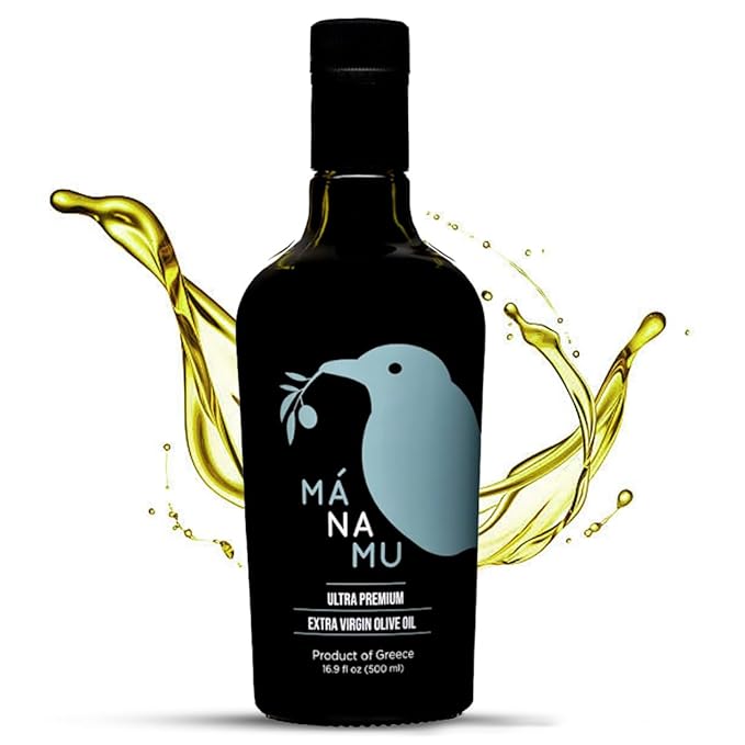 Mánamu Ultra Premium Extra Virgin Olive Oil · 2023 NYIOOC SILVER AWARD · 100% Koroneiki Variety