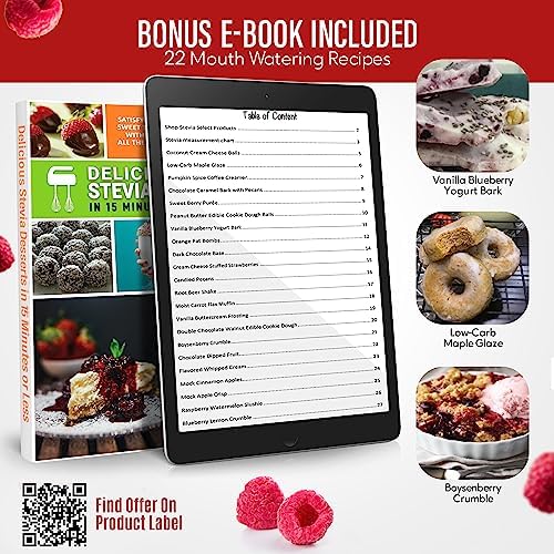 Stevia Select Raspberry Flavored Liquid Stevia ??Zero Calorie Coffee, Tea, Drink & Baking Sweetener, All-Natural, No Erythritol, Keto-Friendly Sugar Alternative, 300 Servings ??2 Oz (1 Pack)
