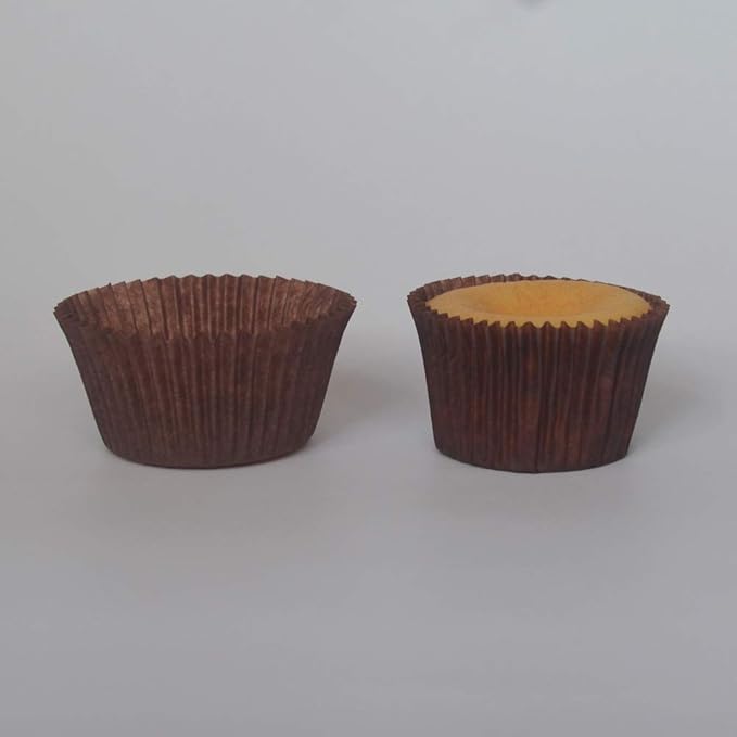 Coffee Cupcake Liners Greaseproof Paper Standard Baking Cups for Party and More, 150-Count