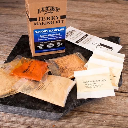Lucky Jerky Seasoning Bundle Kit- Savory Sampler & Spicy Sampler
