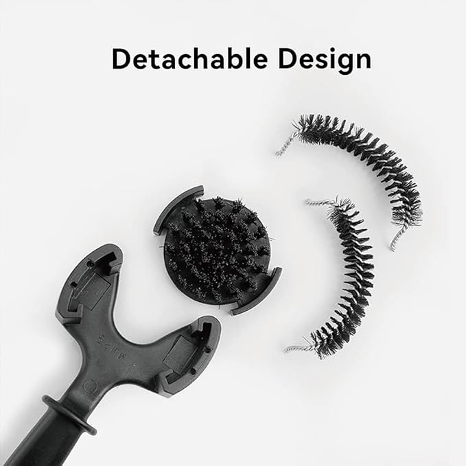 watchget Espresso Coffee Machine Cleaning Brush Espresso Group Head Cleaning Brush Detachable 360째Nylon Bristles Espresso Machine Cleaning Tool V2 58mm
