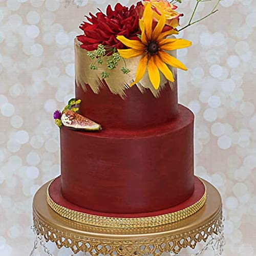Luster Dust - Metallic Maroon (4g 1x Jar) | Edible Vegan Dust & Paint for Cake Decorating, Ice Cream, Desserts, Cocktails and Beverages by Bakell