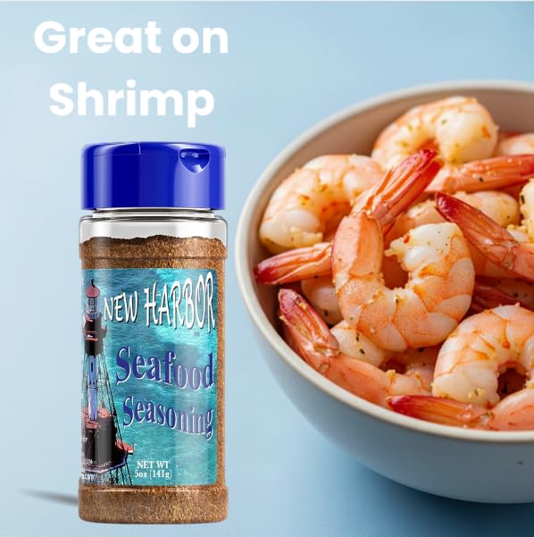 New Harbor Seasoning - Seafood | All Natural Seasoning | Perfect for Seafood Boils | Made in America |
