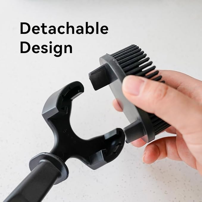 watchget Silicon Espresso Coffee Machine Cleaning Brush Professional Design for 360ì§?Cleaning of espresso Group Head Detachable Silicon Bristles for 51mm Grouphead