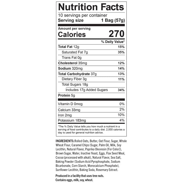 Munchkin Milkmakers Lactation Cookie Bites, Chocolate Salted Caramel, 10 Ct
