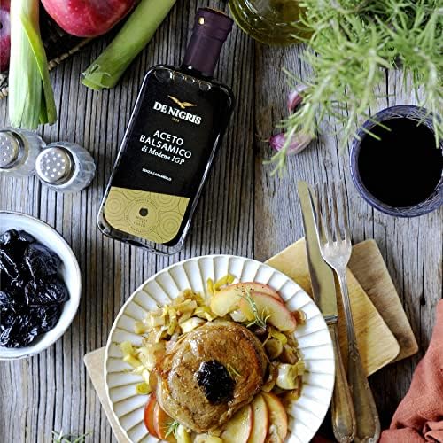 De Nigris Balsamic Vinegar Of Modena Excellence Line - Gold Eagle (55% Grape Must) 8,5 Oz (250ml) | Balsamic Vinegar From Modena Italy, Soft and fragrant taste, Aged