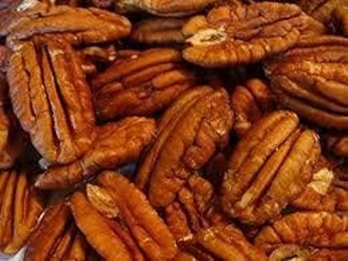 Whole, Shelled & Raw Georgia Pecans, (2 Lbs.) - Southern Tastiness - Unsalted & Handpicked for Freshness - Compares to Organic Pecans - Gluten Free, Vegan & Keto Friendly - Farm Fresh Nuts Brand