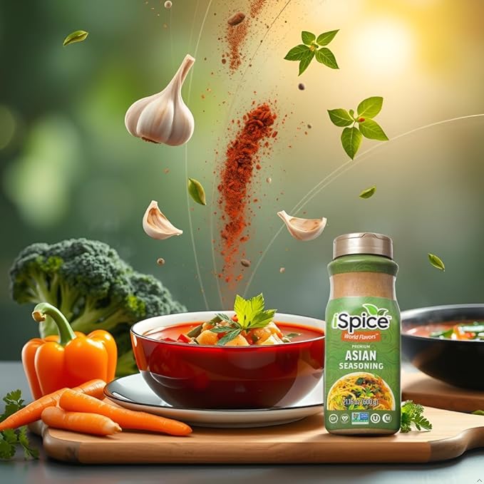 iSpice Blend | Asian Seasoning | 21.16 | Mixed Spice & Seasoning | Bulk Size | Halal | Kosher (Asian)