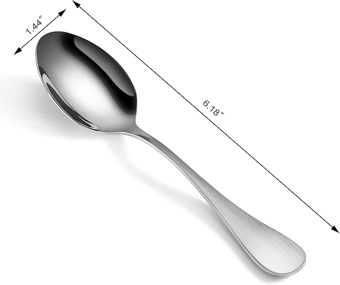 Artaste Rain 18/10 Stainless Steel (Matte, Teaspoon (12-Piece))