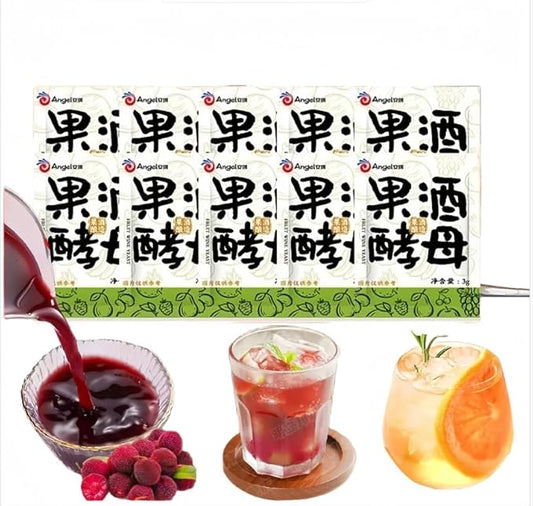 Wine Yeast for Fruit Wine,Make Fruit Wine at Home (3g/10 bags) 1.05oz ?œ酒?µ母ï¼?g/10袋）1.05oz