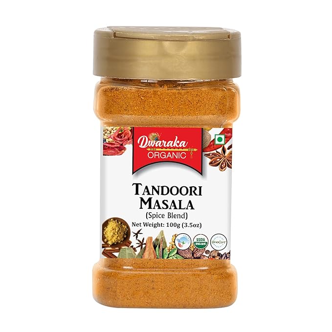 Dwaraka Organic - Tandoori Masala, 3.5oz, Healthy, Organic, Non GMO, All Natural