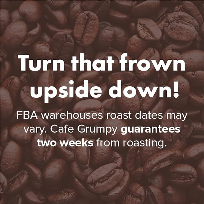 Cafì±?Grumpy Ethiopia Yirgacheffe Single Origin Whole Coffee Beans, 12 oz Bag Farm to Table Medium Roast, French Press Pour Over Cold Brew Drip