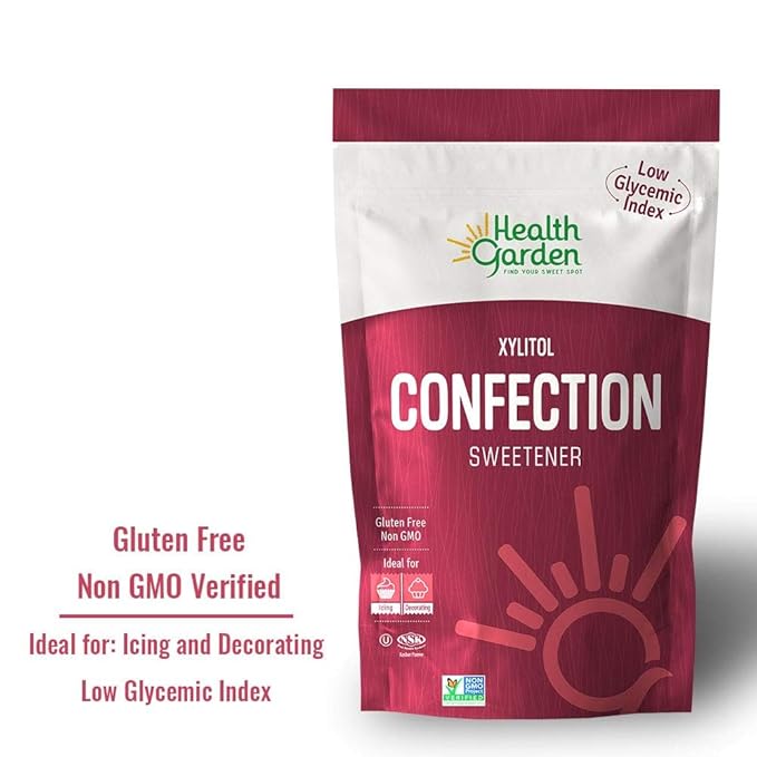 Health Garden Birch Xylitol Confection Sweetener - Non GMO - Kosher - Made in the U.S.A. - Keto Friendly (14 oz)