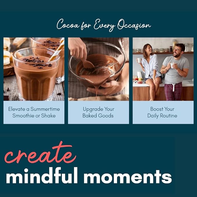 Mindful Nutrition Keto Protein Cocoa Mix with Collagen Peptides Powder & Organic MCT Oil Friendly Paleo Sugar Free Chocolate Non Dairy Hot Chocolate, 10.16 Ounce