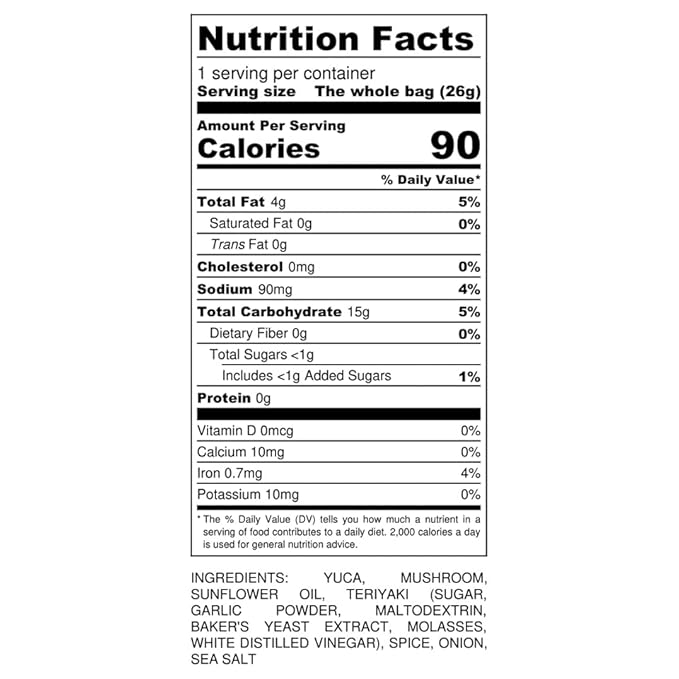 SNACKLINS Plant Based Crisps TERIYAKI - Gluten Free, Grain Free, 100% Kosher, Vegan Healthy Snacks, Crunchy Puffed Snack, Only 100 Calories Per Bag, .9oz Bag (Case of 24)