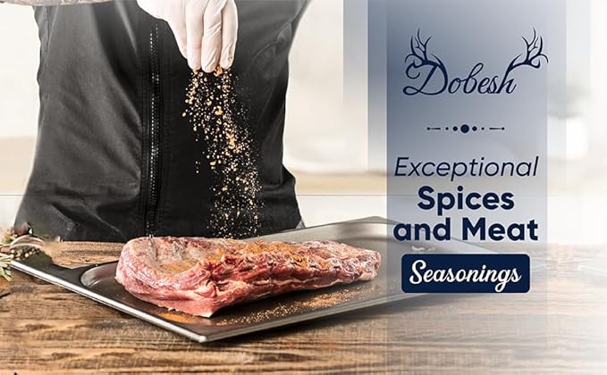 Dobesh Sausage Seasoning Mix with Cure - Czech Flavor Sausage Seasoning Mix for Venison, Beef, Pork, Elk, Deer, Wild Game and Domestic Meat - Sausage Seasoning Kit Makes up to 50Lbs of Sausage (2.1 LB)