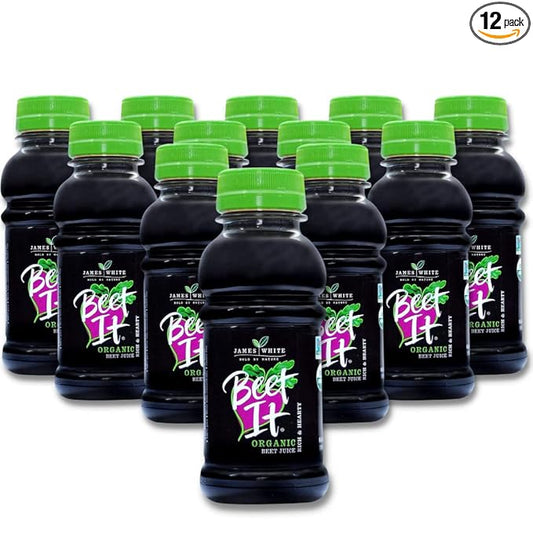 BEET IT Organic Beet Juice, 8.5 Ounce (Pack of 12) GMO-Free 100% Natural Beet Juice Organic