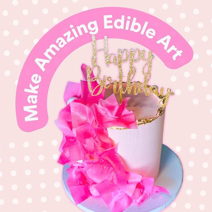 Printable Edible Wafer Paper Sheets from paper2eat (0.30 mm - 100 sheets/Vanilla)