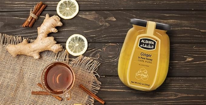 ALSHIFA Natural Honey 17.63oz (500g) | Pack of 3 | Raw & Pure Honey Unpasteurized | 100% Pure Wildflower Honey | No Added Sugar | Glass Bottle