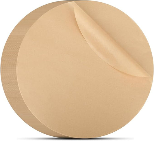 Beasea Air Fryer Round Liners 12 Inch, 200pcs Air Fryer Parchment Paper Unbleached Disposable Fryer
