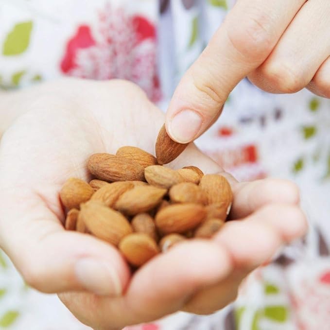 Lark Ellen Farm Raw Almonds, Sprouted Unsalted, Steam Pasteurized, Certified USDA Organic, Gluten-Free Whole Shelled California Premium Nuts (10 oz, 3 Pack)