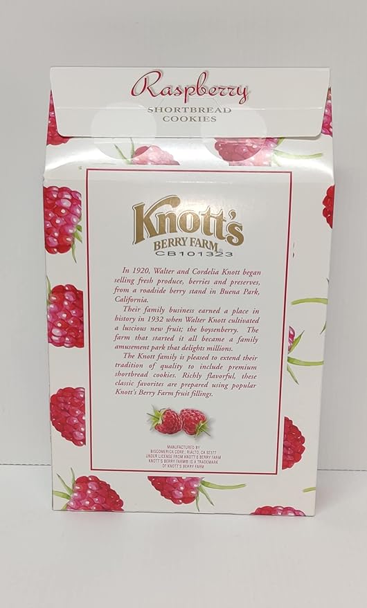 Knott's Berry Farm Shortbread Cookies (Raspberry, 16 oz)