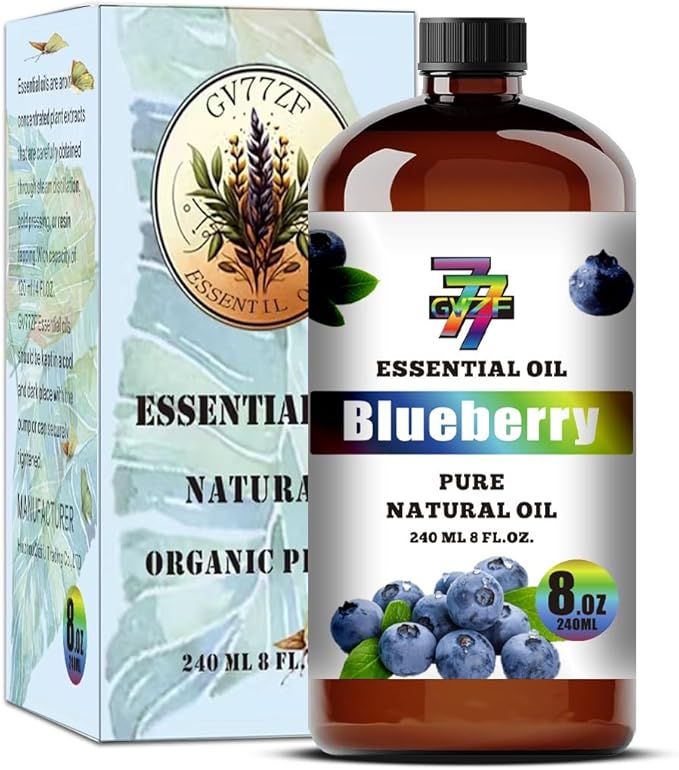 Blueberry Essential Oil (8 oz / 240 ml) ??Blueberry Oils for diffusers, humidifiers, Home Baths, Cleaning Products, Yoga, DIY Soaps and DIY Scented Candles