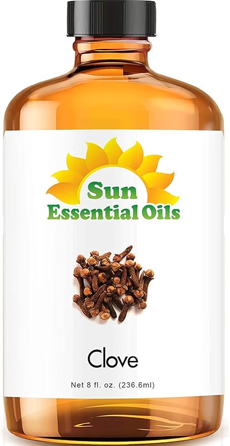Sun Essential Oils Clove Essential Oil 8 oz ??Aromatherapy Oil