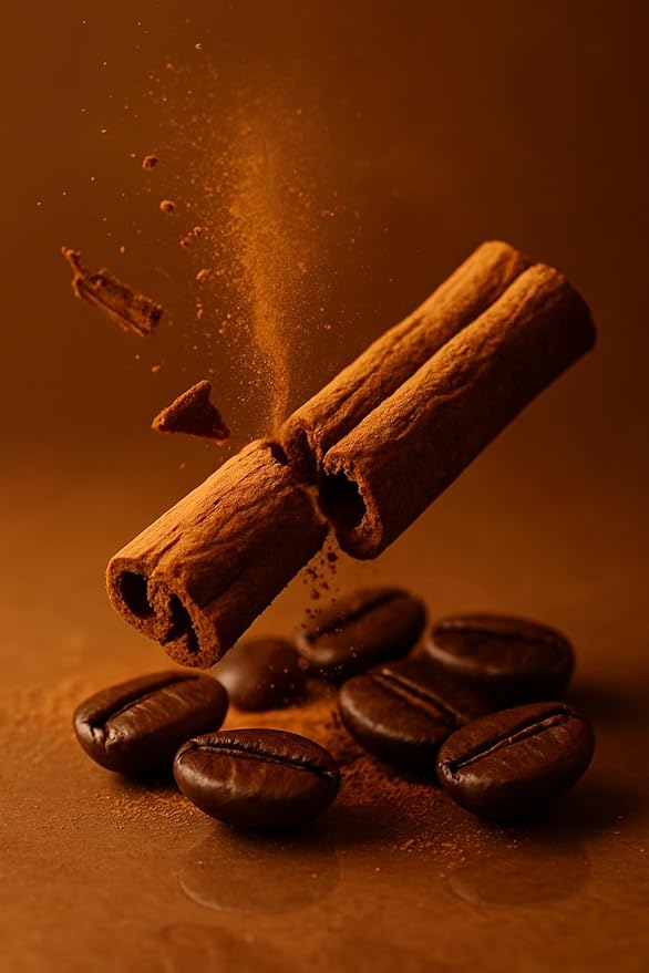 Flavored Ground Coffee ??Cinnamon, 100% Arabica, Single Origin, Medium Roast, USDA Organic, Naturally Flavored ??by Coffea Flavor