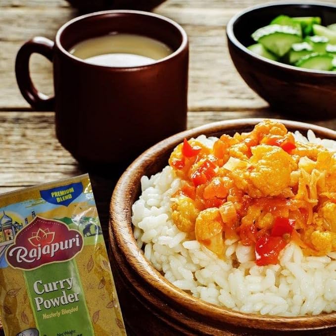 Rajapuri Mixed Spices | Mild Curry 85g / 3 Ounce | Perfect For Meats, Poultry And Fish. Vegan Friendly