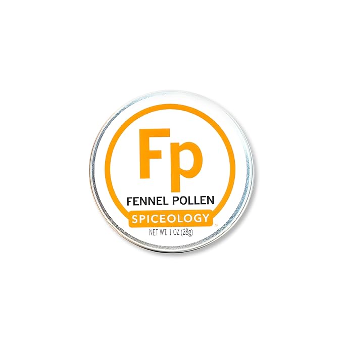 Spiceology – Fennel Pollen – Sweet & Aromatic Wild-Harvested Spice with Notes of Licorice – Gourmet Finishing Spice for Pork, Chicken, Fish, Vegetables, Sausage & More – 1.2 oz