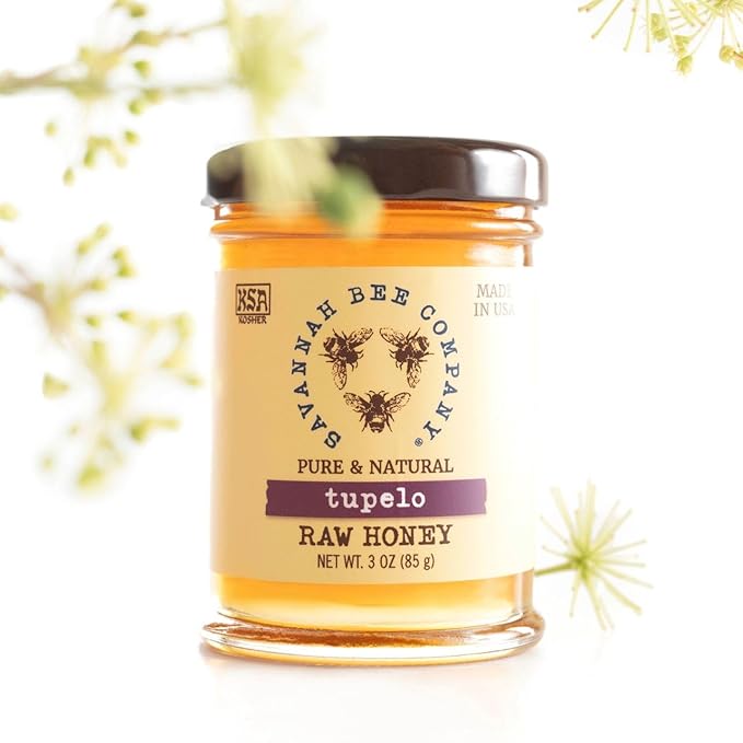 Savannah Bee Company Honey - Pure, Natural, Raw Honey - Tupelo