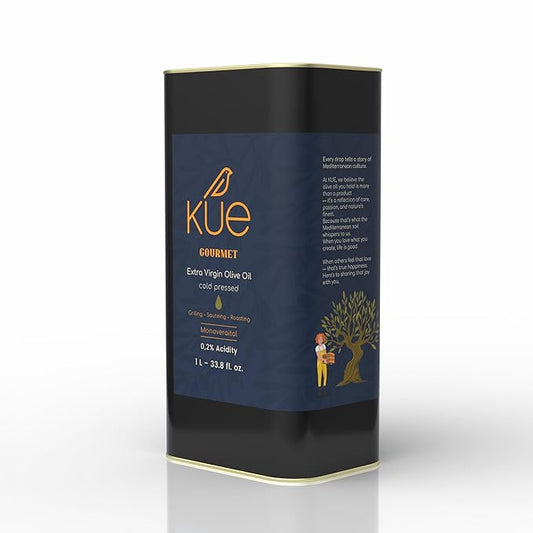 Kue Gourmet Extra Virgin Olive Oil Cold Pressed - Mediterranean Olive Oil - EVOO - Aceite de Oliva