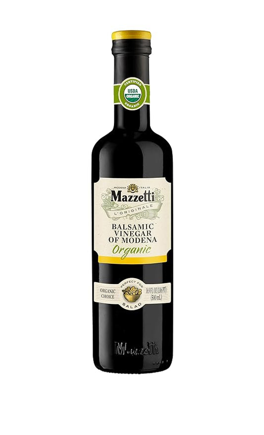 Mazzetti Balsamic Vinegar PGI-2 Leaf Organic (NEW), 16.9 Fl Oz (Pack of 1)