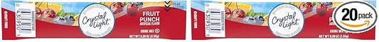 Crystal Light Fruit Punch On-The-Go, 0.09 Ounce (Pack of 20)