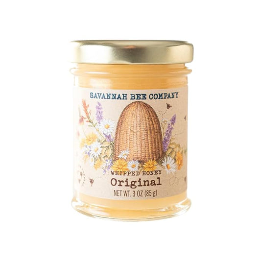 Savannah Bee Company Whipped Honey - All Natural Spreadable Honey