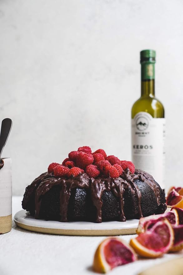 Ancient Foods Keros Greek Organic Extra Virgin Olive Oil ??Fresh, Cold Pressed Olive Oil from Greece, High Phenolic 1000 Year Old Trees (0.5L)