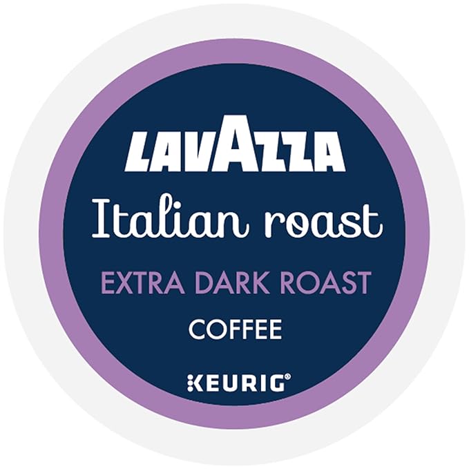 Lavazza Italian Roast, Keurig Single Serve K-Cup Pods, 60ct (6 Packs of 10)