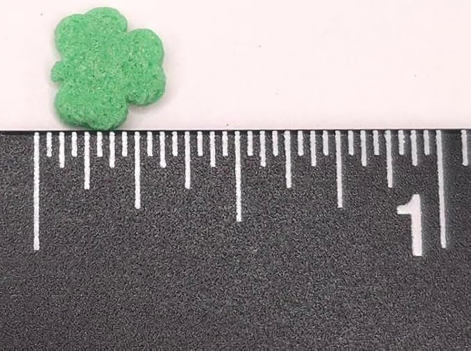 NCS St. Patricks Days Light and Dark Green Shamrock Edible Sprinkles, 8 ounces