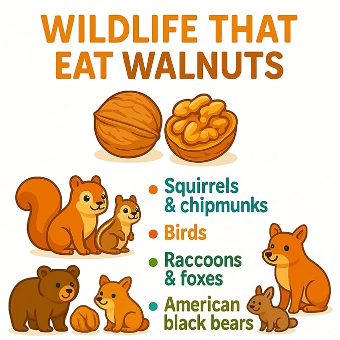Crazy Nuts | California Grown Whole Walnuts In Shell, 10lb | Raw Walnuts Whole Bulk, Nuts in Shells for Squirrels
